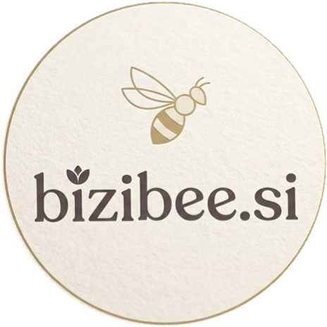 BiziBee logotip - butična poslovna in operativna podpora